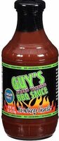 Guys award winning sugar free bbq sauce smokey garlic