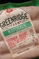 German Brand Bratwurst Sausage