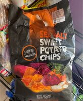 Sea salt sweet potatoes chips