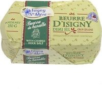 Butter with coarse salt