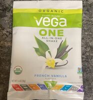 Organic Vega All In One Shake French Vanilla Flavored