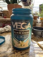 Organic Vega All In One Shake French Vanilla Flavored