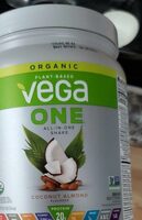 Organic Vega One All In One Shake Coconut Almond Flavored