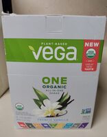 Organic Vega All In One Shake French Vanilla Flavored