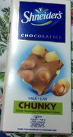 Chocolat au lait avec noisettes entières