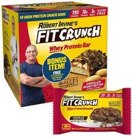 High Protein Baked Bar Chocolate Peanut Butter