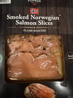 Smoked Norwegian salmon slices