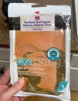 Smoked norwegian atlantic salmon slices