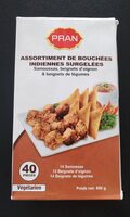 Assortiment de bouchées indiennes surgelés