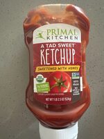 A Tad Sweet Ketchup Sweetened with Honey