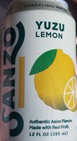 Yuzu Lemon Sparkling Water