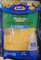 Mexican Style Four Cheese Shredded Reduced Fat Cheddar & Monterrey Jack Cheese Blend