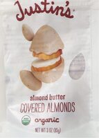 Almond butter covered almonds