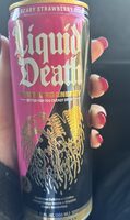 Liquid Death Sparkling Energy Scary Strawberry