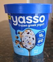 Frozen greek yogurt chocolate chip cookie dough