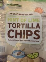 Hint of lime tortilla chips