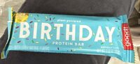 Birthday protein bar