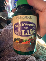 Fruits and veggies for life