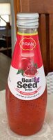 Basil Seed Drink Pomegranate