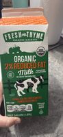 Organic 2% Reduced Fat Milk