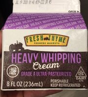 Fresh Thyme heavy whipping cream