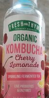 Kombucha cherry lemonade