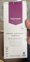 Happy Birthday Truffle Milk Chocolate