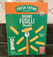 Organic Fusilli Pasta
