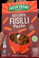 Red lentil fusilli