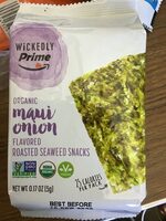 Maui onion roasted seaweed snack