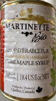 Sirop d’erable pur