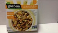 Meatless saus'age with potatoes