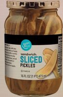 Sandwich Sliced Pickles