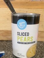Sliced pears