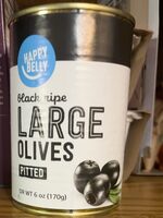 Black Ripe Pitted Large Olives