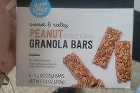 Sweet & Salty Peanut Granola Bars