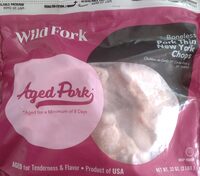 Boneless Pork Thin New York Chops; Aged Pork