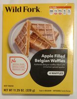 Apple Filled Belgian Waffles
