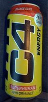 C4 performance energy drink orange slice zero sugar