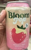 Strawberry cream prebiotic soda