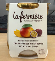 Mango Passion Fruit Creamy Whole Milk Yogurt
