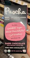 100% Cacao Dark Chocolate with organic chocolate nibs