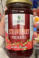 Freedom's choice strawberry preserves