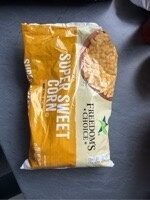 Fresh frozen super sweet whole kernel corn, super sweet