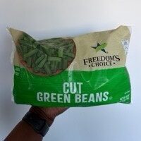 Fresh frozen green beans cut beans