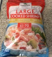 Large cooked shrimp