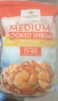 Medium cooked shrimp