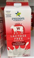Lactose Free Whole Milk