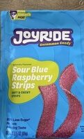 Sour Blue Raspberry Strips