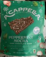 Peppermint Mocha Dark Chocolate Bark